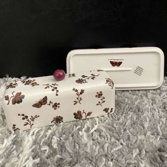 NIB Anthropologie Loren Butter Dish - Picture 5 of 8